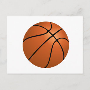 Basketball Birthday Party Theme Postcard