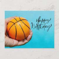 Basketball Birthday Postcard