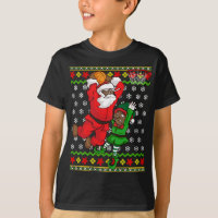 Basketball Black African American Santa Claus Dunk