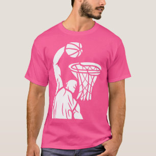 Basketball Black And White T-Shirt