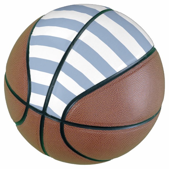 Basketball Blue & White Stripe (Angled)