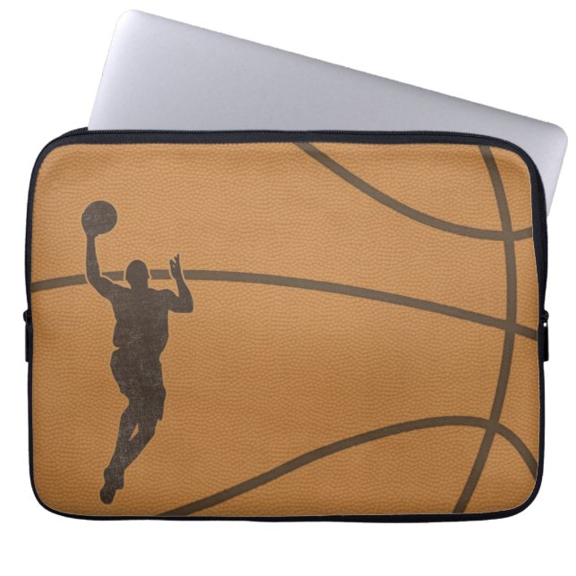 Basketball Boy Laptop Sleeve (Front)