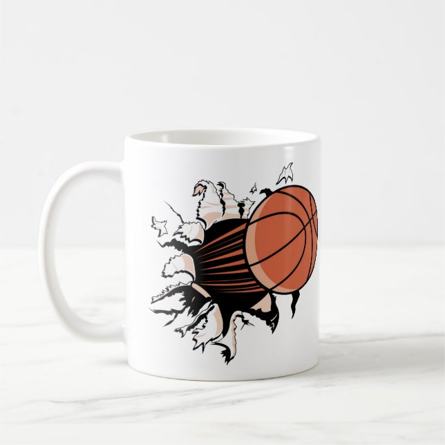 Basketball Breakout Coffee Mug (Left)