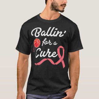 Basketball Breast Cancer Awareness association spo T-Shirt
