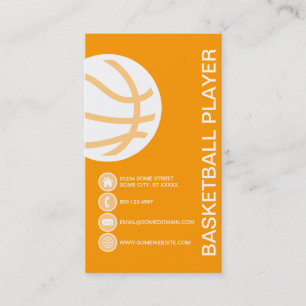 BASKETBALL bubbles Business Card