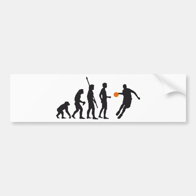basketball bumper sticker (Front)