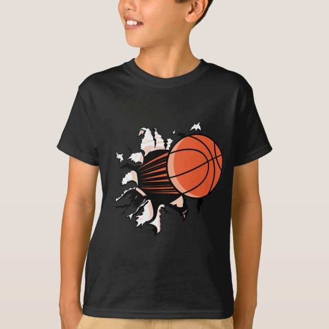 Basketball Burst T-Shirt (Front)