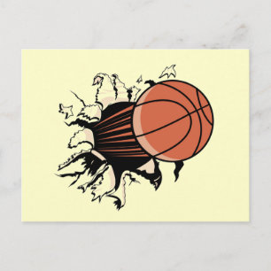 Basketball Burst T-shirts and Gifts Postcard