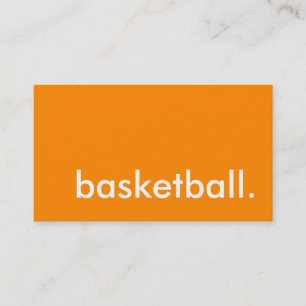 basketball. business card