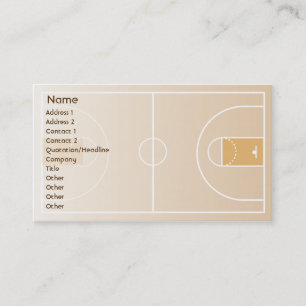 Basketball - Business Card