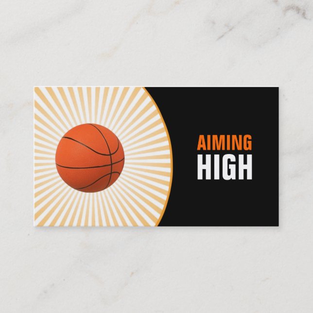 Basketball Business Card (Front)