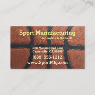 Basketball Business Card
