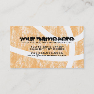 basketball business card
