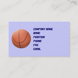 Basketball Business Card
