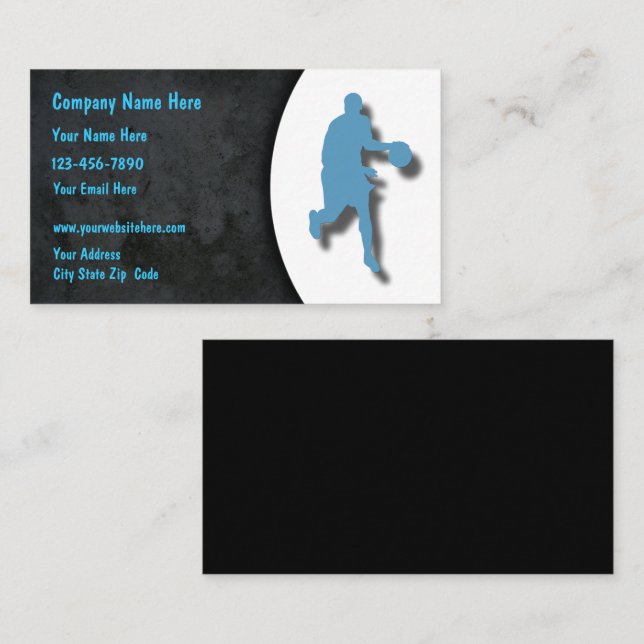 Basketball Business Cards (Front/Back)