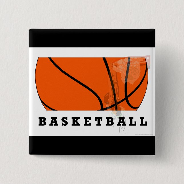 Basketball Button (Front)