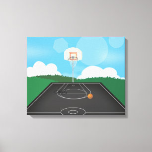 Basketball Canvas Print