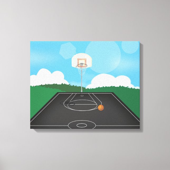 Basketball Canvas Print (Front)
