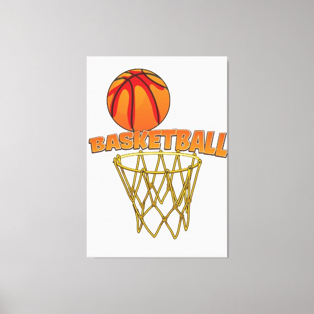 Basketball Canvas Print (Front)