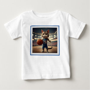 Basketball Cat,  Baby T-Shirt