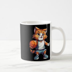 Basketball Cat Coffee Mug