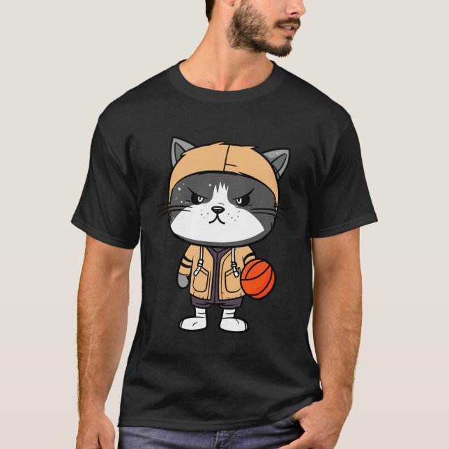 Basketball Cats T-Shirt (Front)