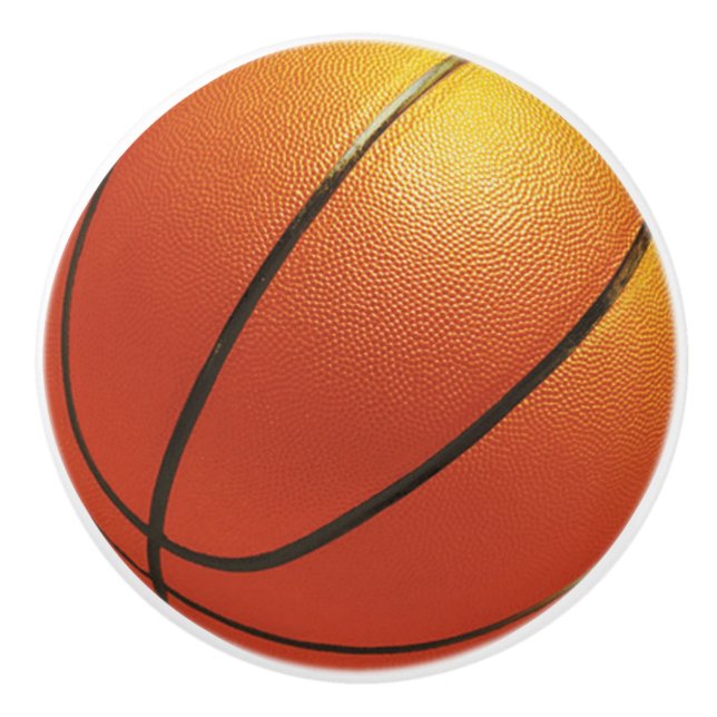 Basketball ceramic knob (Front)