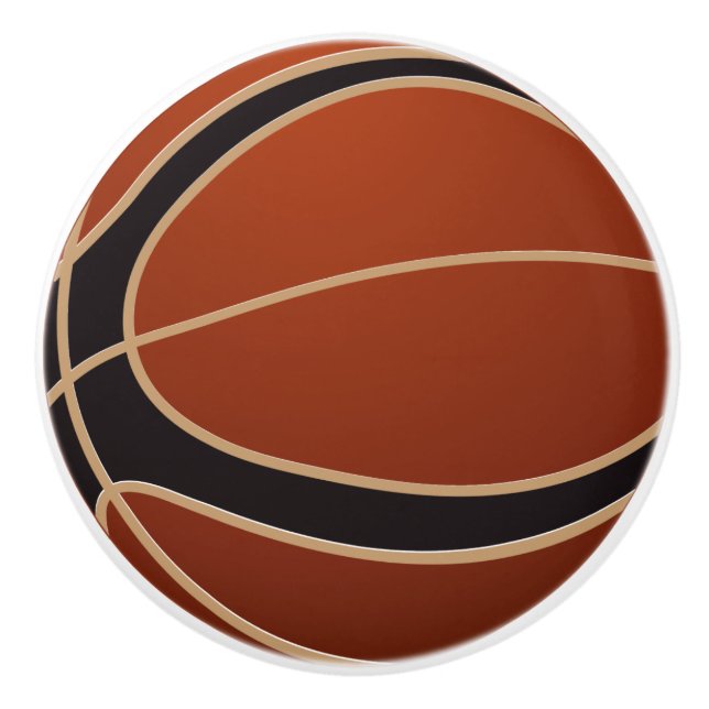 Basketball Ceramic Knob (Front)