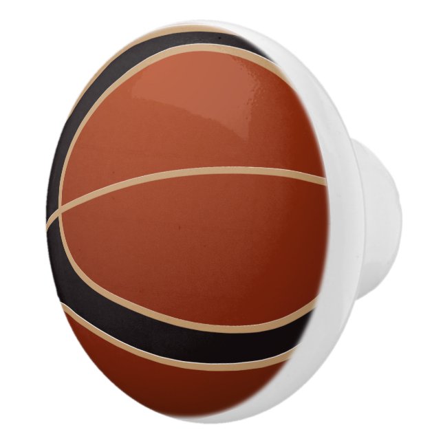 Basketball Ceramic Knob (Right)