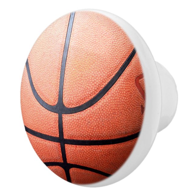 Basketball Ceramic Knob (Right)