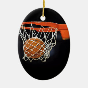 Basketball Ceramic Tree Decoration