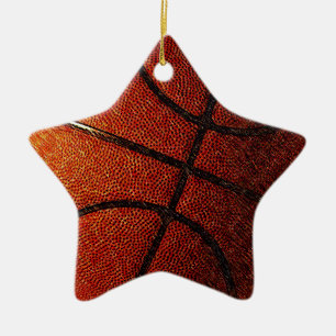 Basketball Ceramic Tree Decoration