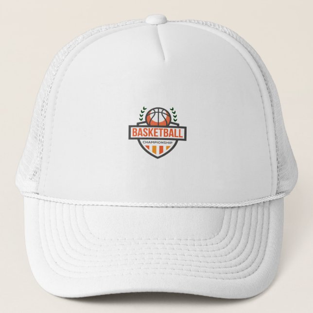 Basketball Championship-basketball-funny Trucker Hat (Front)