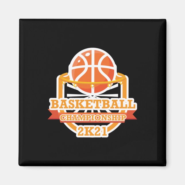 Basketball Championship Vintage  Magnet (Front)