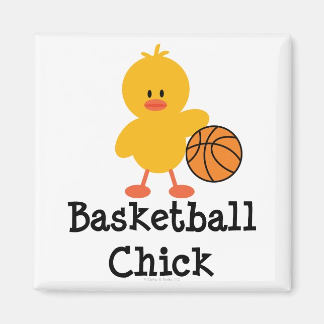 Basketball Chick Magnet (Front)