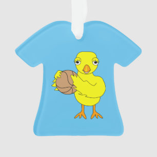 Basketball Chick Ornament