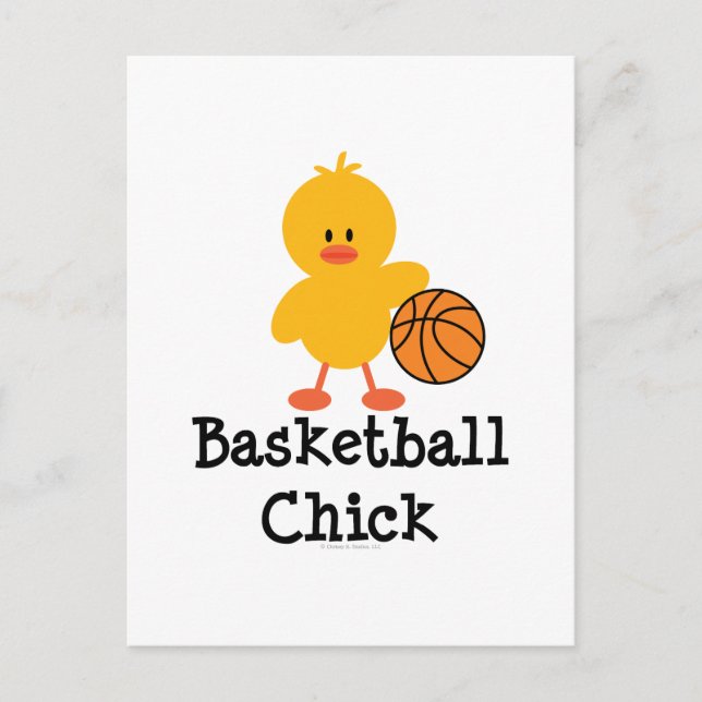 Basketball Chick Postcard (Front)
