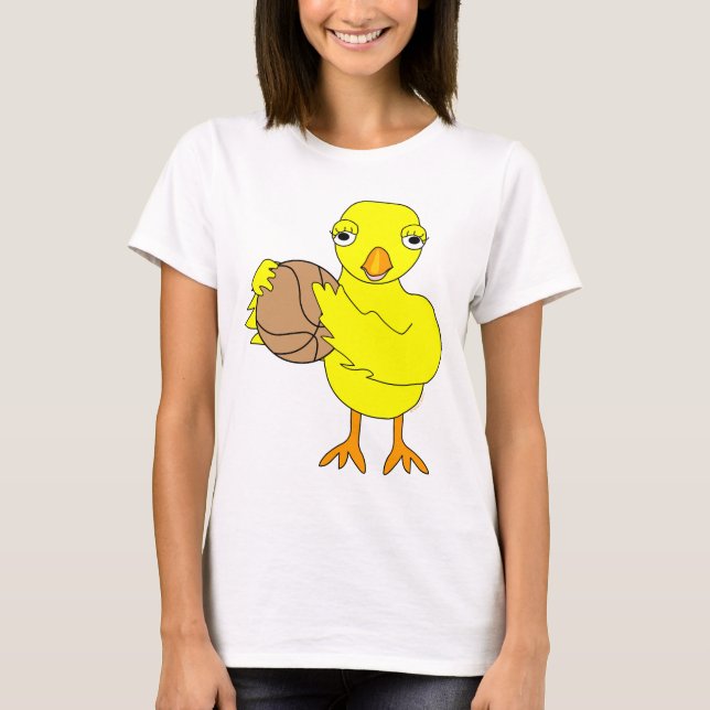 Basketball Chick  T-Shirt (Front)