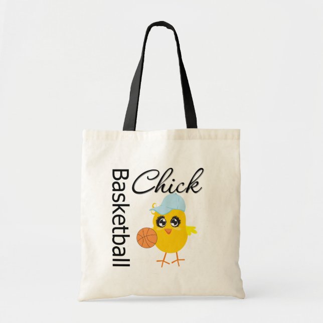 Basketball Chick Tote Bag (Front)