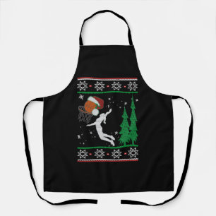 Basketball Christmas Apron