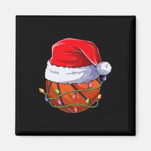 Basketball Christmas Boy Apparel Magnet