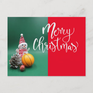 Basketball Christmas Holiday card