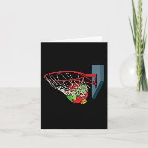 Basketball Christmas Pajama Cool Sport X-mas Ball Card