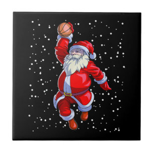 Basketball Christmas Shirt Men Boys Basketball San Tile