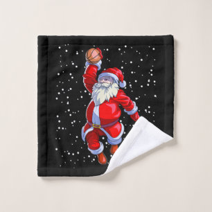 Basketball Christmas Shirt Men Boys Basketball San Wash Cloth