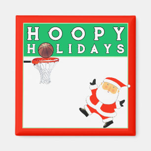 Basketball Christmas Stocking Stuffer Magnet