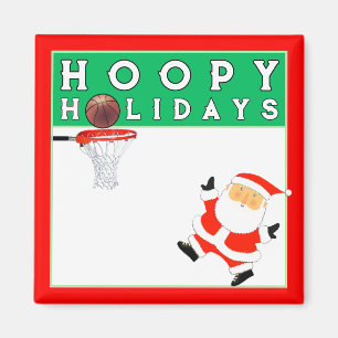 Basketball Christmas Stocking Stuffer Magnet