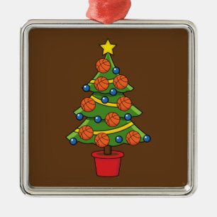 Basketball Christmas Tree Metal Tree Decoration
