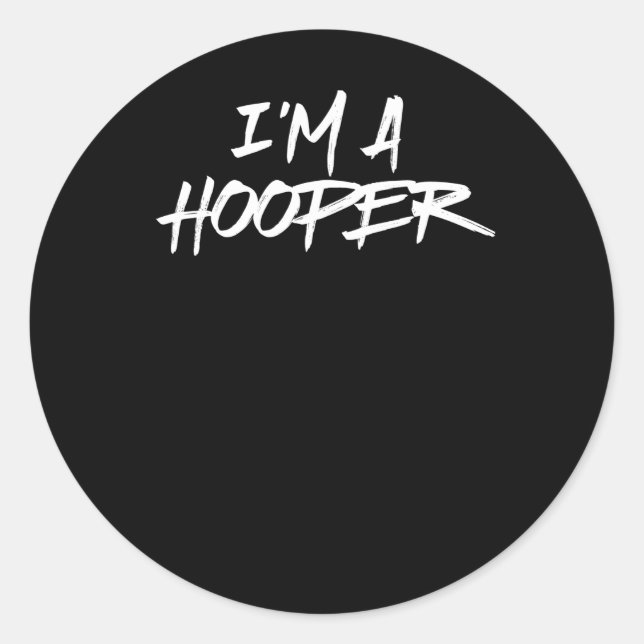Basketball  classic round sticker (Front)