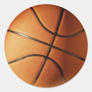 Basketball Classic Round Sticker